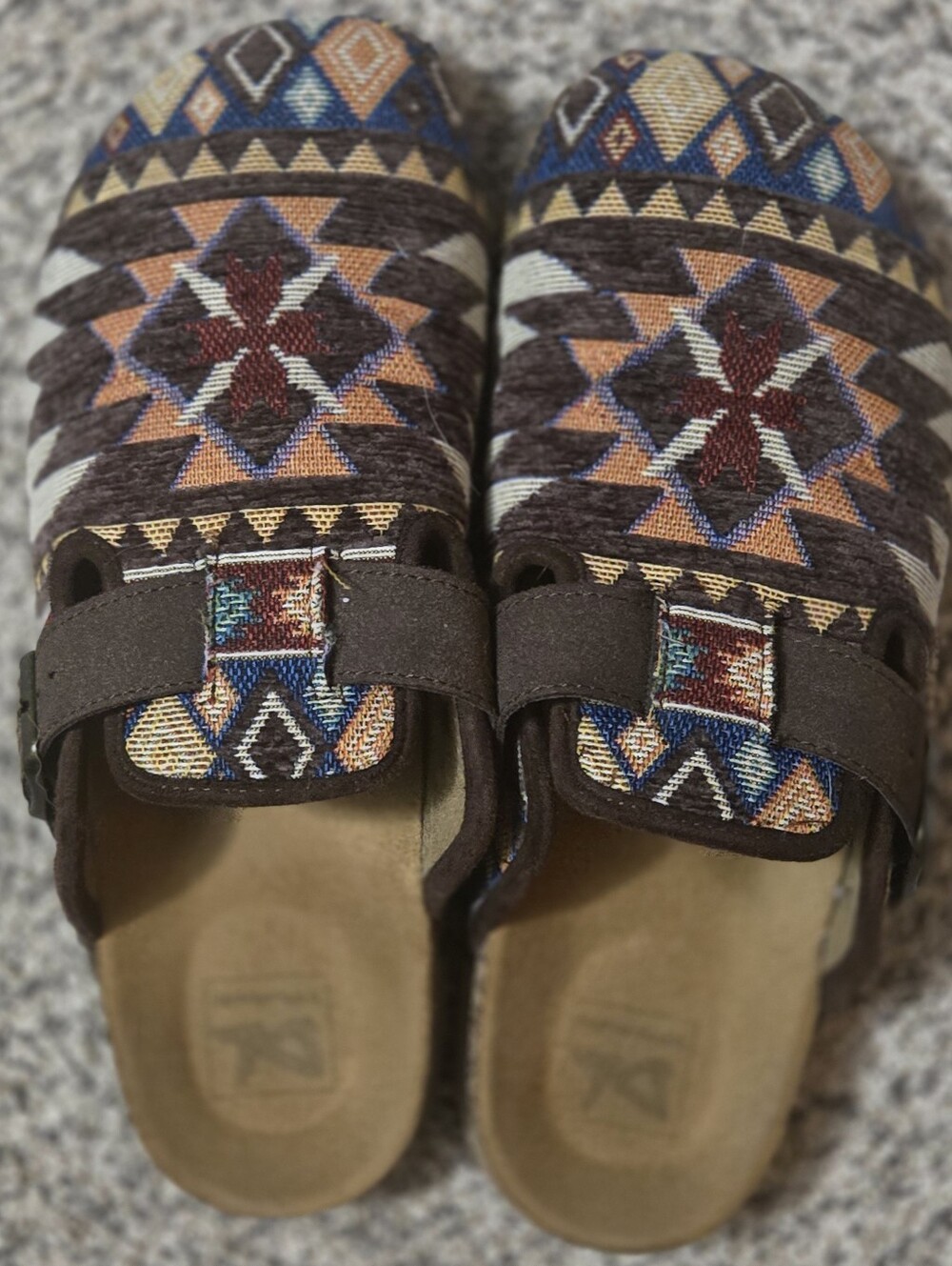 Unbranded Wavy Sole Footwear Piece in Aztec Style.